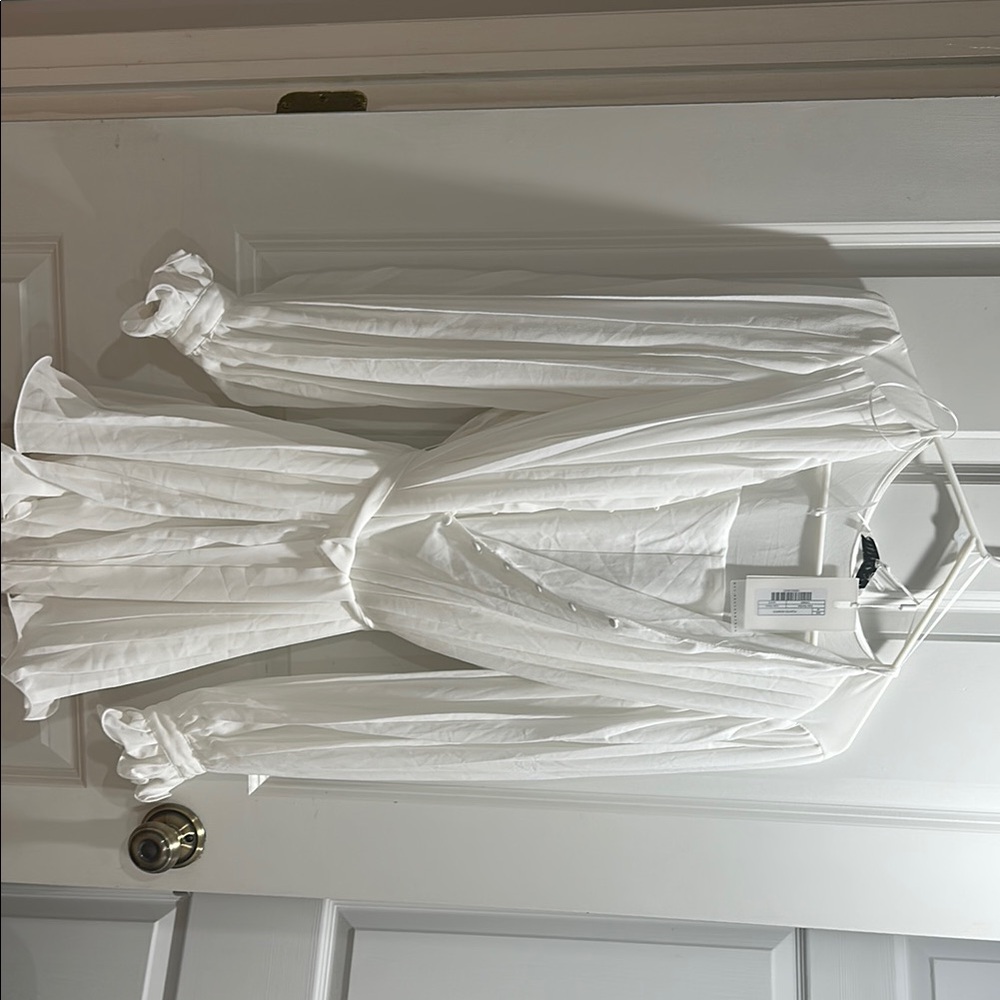 Elegant White Wrap Romper
